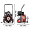 [100FT X 3/8"] Electric Sewer Drain Cleaner Snake Clog Machine W/ Cutter (SAK53785)
