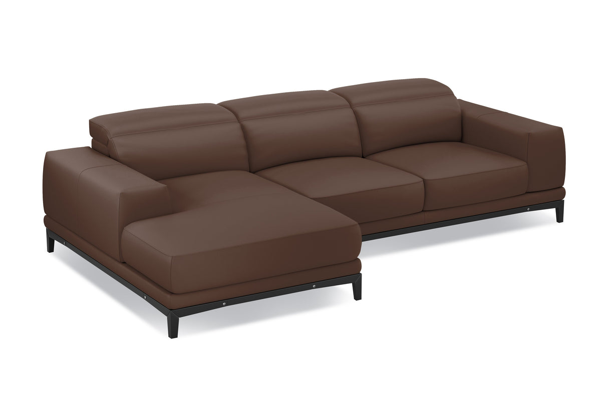 Valletta Leather Sectional Sofa