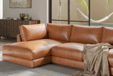 Serena Leather Sectional Sofa