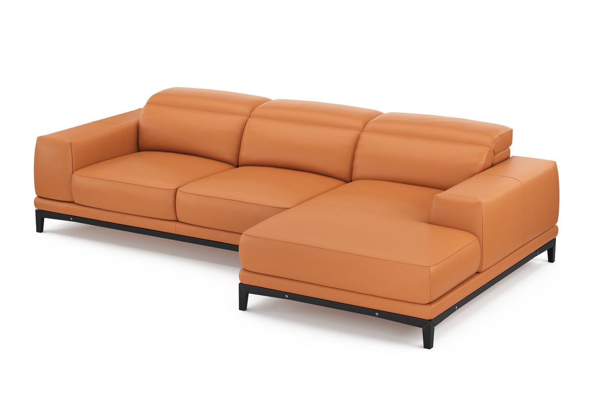 Valletta Leather Sectional Sofa