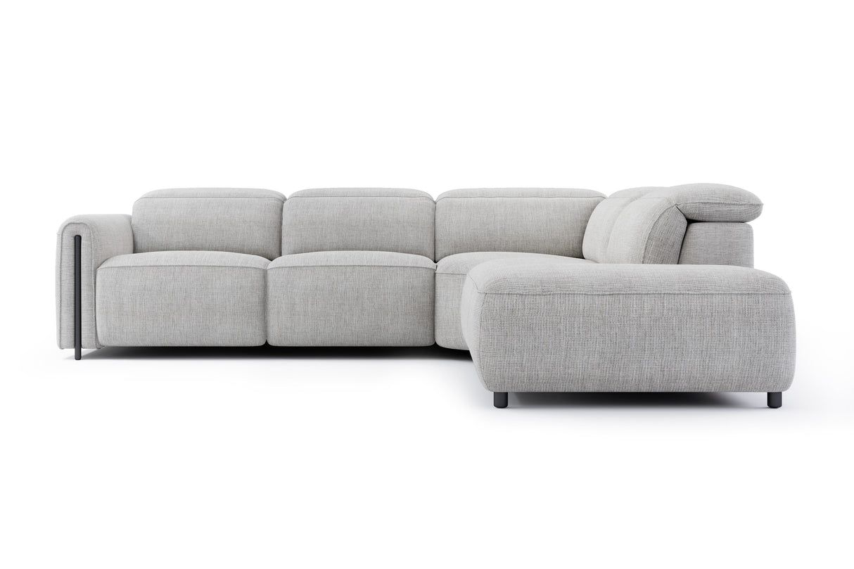 Octavia Fabric Reclining Corner Sectional Cloud Sofa