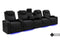 Valencia Oslo Luxury Console Home Theater Seating Console Row of 3 Dropdown Center, Onyx