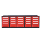10' Heavy Duty Workbench with 25 Drawers