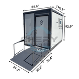 10ft Handicap-Accessible Portable Toilet