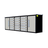 10ft Garage Storage Cabinet with 18 Drawers & 2 Cabinets