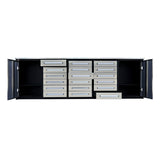 10ft Garage Storage Cabinet with 18 Drawers & 2 Cabinets