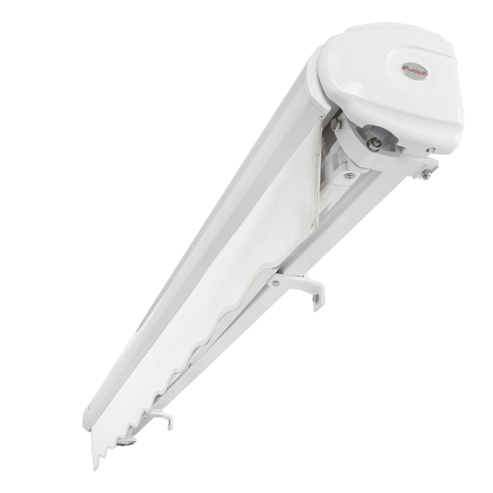 [10x08FT] Awntech Key West Premium Electric Outdoor Motorized Retractable Awning [FCL10/FCR10-SBY] (SAK62183)