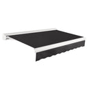 [10x10FT] Awntech Key West Premium Manual Outdoor Retractable Awning [FCM10-SBY] (SAK57132)