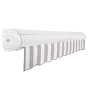 [10x10FT] Awntech Key West Premium Manual Outdoor Retractable Awning [FCM10-SBY] (SAK57132)