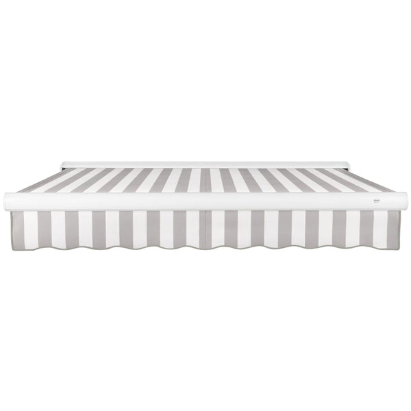 [10x10FT] Awntech Key West Premium Manual Outdoor Retractable Awning [FCM10-SBY] (SAK57132)