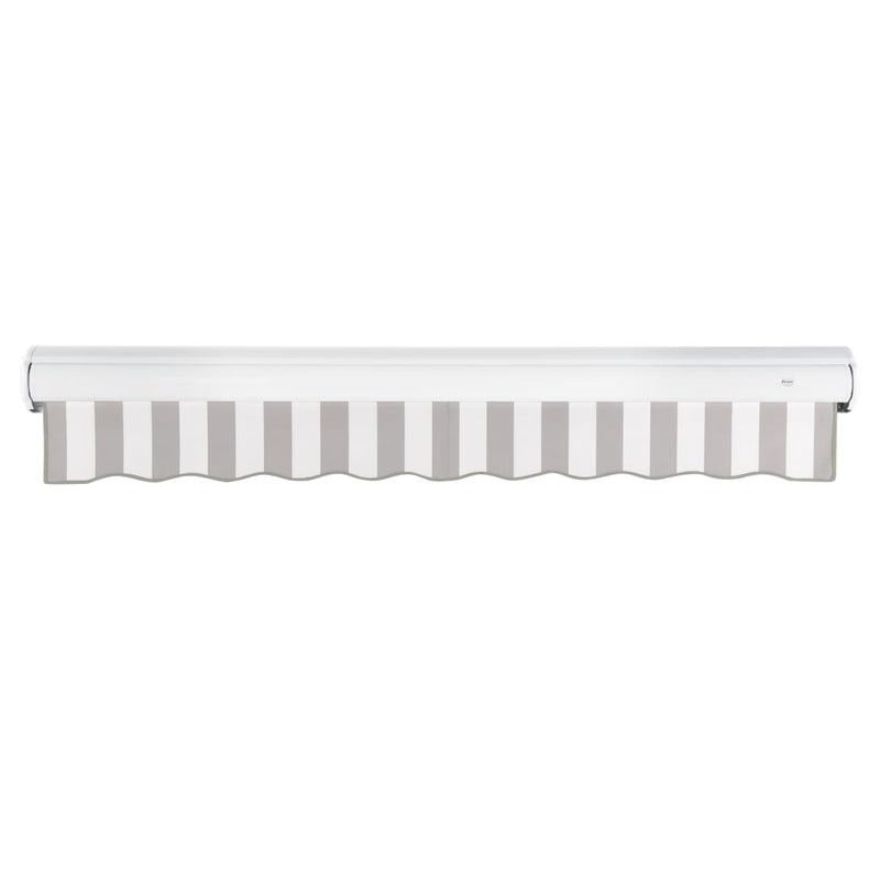 [10x10FT] Awntech Key West Premium Manual Outdoor Retractable Awning [FCM10-SBY] (SAK57132)
