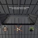 [10x13FT] Large Premium Outdoor Hardtop Aluminum Gazebo With Galvanized Steel Double Roof (SAK74826)