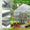 [10x16FT] Extra Large Heavy Duty Backyard Polycarbonate Aluminum Greenhouse With Sliding Doors And Vents (SAK97526)