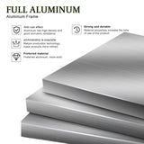 [10X19FT] Alora Modern Durable All-Weather Outdoor Pergola With Aluminum Frame And Steel Louvers (SAK32691)