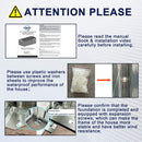 [10X20FT] Heavy-Duty Multipurpose Outdoor All-Weather Utility Garage Storage Shed With Air Vents (SAK74834)