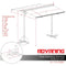 Advaning FS Series Freestanding Dual-Deploying Manual Retractable Awning [FS1110/1410] (SAK62975)