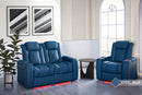 Valencia 2025 New Tuscany Ultimate Luxury Leather Home Theater Seating Row of 2, Onyx