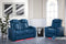 Valencia 2025 New Tuscany Ultimate Luxury Leather Home Theater Seating Row of 2, Onyx