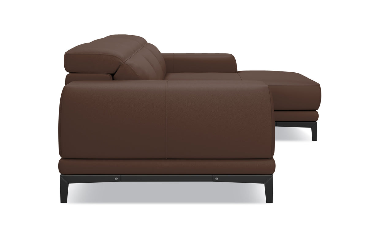 Valletta Leather Sectional Sofa