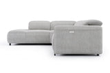 Octavia Fabric Reclining Corner Sectional Cloud Sofa