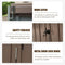 [11X12FT] Outdoor Backyard Storage Metal Shed With Galvanized Steel Frame, Windows, And Lockable Doors (SAK60167)