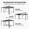 [11X20FT] Premium Outdoor Retractable Aluminum Pergola Gazebo With Weather-Resistant Canopy (SAK54612)