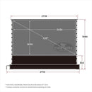 VIVIDSTORM S PRO P Motorized Tension Floor Rising UST ALR Perforated Projector screen