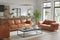Valencia Artisan Top Grain Leather Accent Chair, Cognac