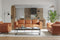Valencia Artisan Top Grain Leather Accent Chair, Cognac