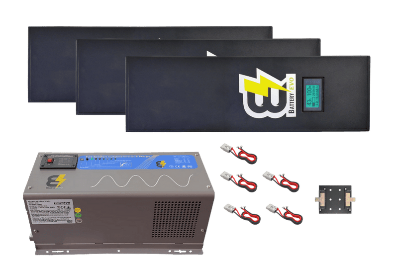 BatterEVO 12V RAZORBACK 3X INVERTER KIT