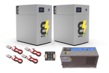 OWL105 12V 2.7kWh Lithium Battery 2x Kit with 3000W Inverter