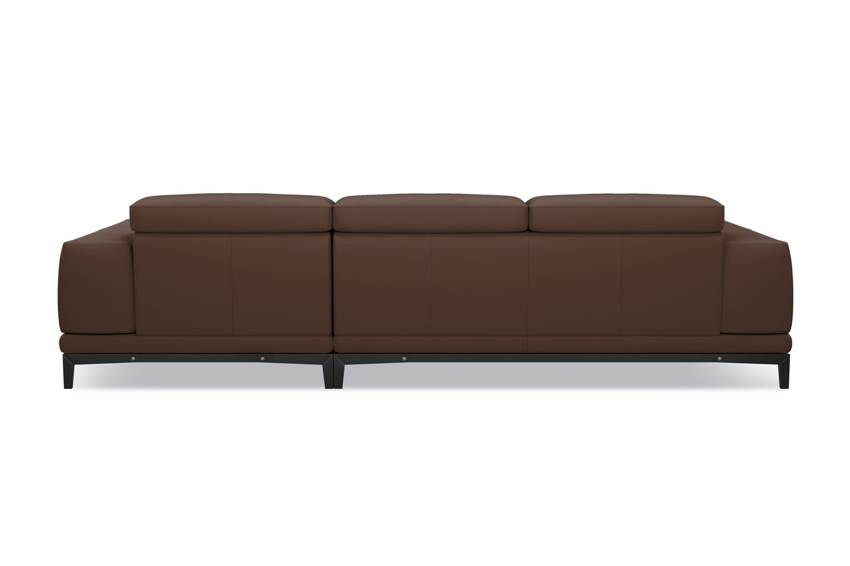 Valletta Leather Sectional Sofa