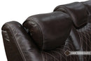 Valencia Oslo Console Home Theater Seating Row of 3 Dropdown Center, Midnight Black