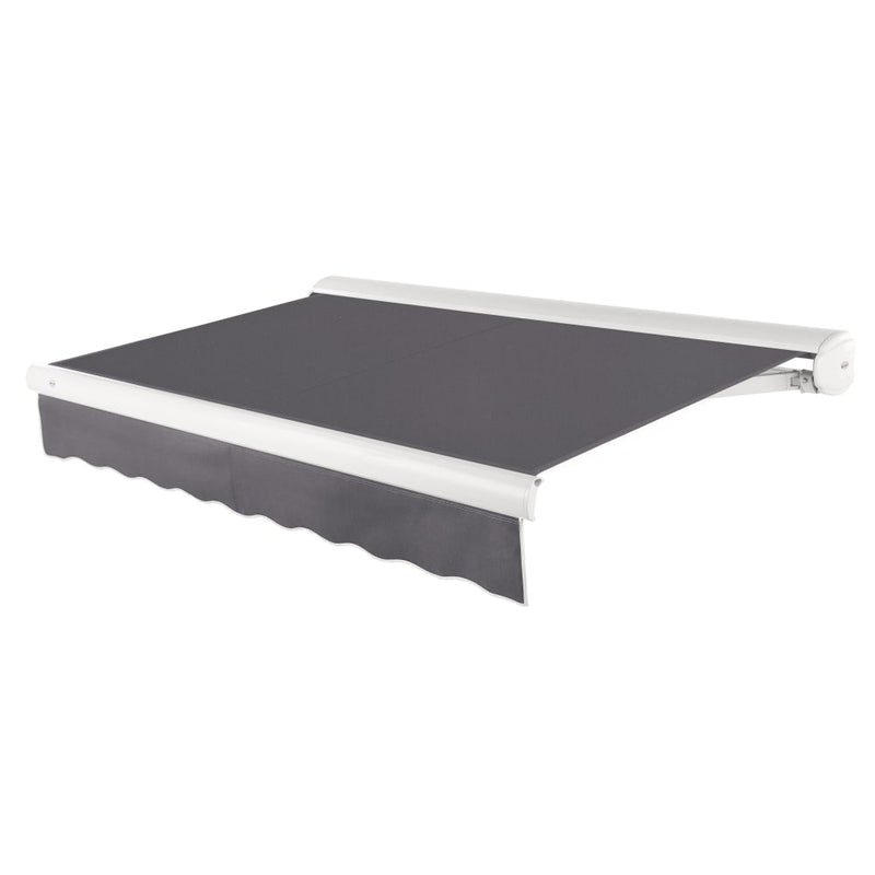 [12x10FT] Awntech Key West Premium Electric Outdoor Motorized Retractable Awning [FCL12/FCR12-SBY] (SAK78214)