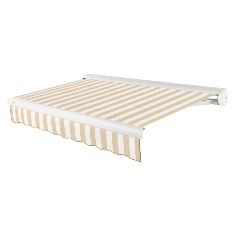 [12x10FT] Awntech Key West Premium Electric Outdoor Motorized Retractable Awning [FCL12/FCR12-SBY] (SAK78214)