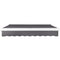 [12x10FT] Awntech Key West Premium Manual Outdoor Retractable Awning [FCM12-SBY] (SAK35497)