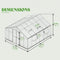 [12x13.5FT] Premium Extra Large Outdoor Aluminum Poylcarbonate Greenhouse With Quick Connect Fitting (SAK63725)