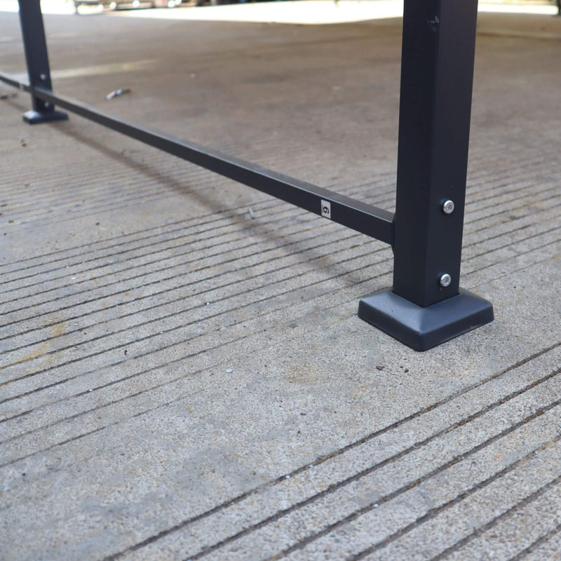 [12X20FT] Heavy Duty Metal Carport With Galvanized Steel Roof For Car, Boats And Trucks, Gray (SAK95562)