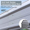 [12x25FT] Heavy Duty Extra Large Multi Vehicle Carport Kit With Galvanized Steel Roof (SAK37514)