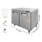 12.9 Cu.Ft 2-Door Commercial Stainless Steel Worktop Undercounter Refrigerator, 48" (SAK13725)
