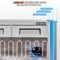 12.9 Cu.Ft 2-Door Commercial Stainless Steel Worktop Undercounter Refrigerator, 48" (SAK13725)