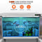 12.9 Cu.Ft 2-Door Commercial Stainless Steel Worktop Undercounter Refrigerator, 48" (SAK13725)