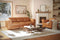 Valencia Artisan Top Grain Leather Accent Chair, Cognac