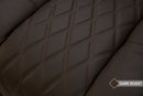 Valencia 2025 New Tuscany Ultimate Luxury Leather Home Theater Seating Row of 2, Onyx