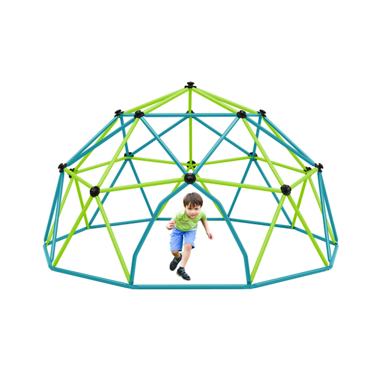13FT Kids Climbing Jungle Gym Geometric Playground Dome Tower, 1000LBS (SAK83512)