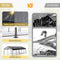 [13X26FT] Heavy-Duty Weather-Resistant Outdoor Carport With Protective Film (SAK82451)