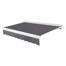 [14x10FT] Awntech Key West Premium Electric Outdoor Motorized Retractable Awning [FCL14/FCR14-SBY] (SAK46935)