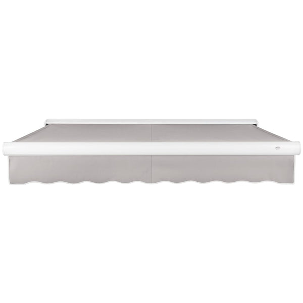 [14x10FT] Awntech Key West Premium Electric Outdoor Motorized Retractable Awning [FCL14/FCR14-SBY] (SAK46935)