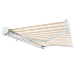 [14x10FT] Awntech Key West Premium Manual Outdoor Retractable Awning [FCM14-SBY] (SAK39625)