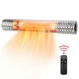 1500W Electric Indoor/Outdoor Waterproof Infrared Patio Heater W/ 2 Power Settings (91826957)